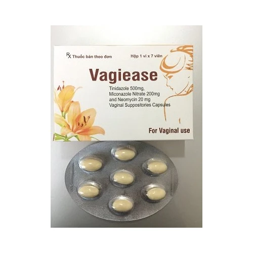Vagiease - Viên đặt âm đạo điều trị nhiễm khuẩn hiệu quả