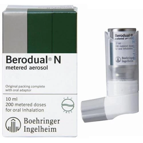 Thuốc xịt Berodual MDI 200dose.10ml - Điều trị rối loạn đường hô hấp hiệu quả 