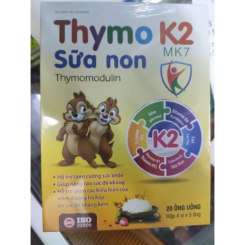 Thymo K2-MK7 sữa non - Hỗ trợ tăng cường sức đề kháng cho trẻ hiệu quả