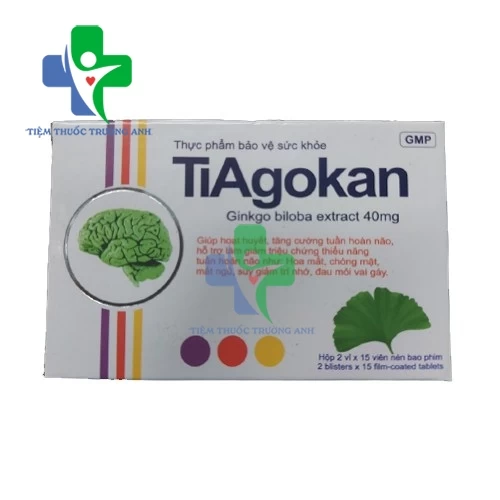 Thực phẩm bảo vệ sức khỏe TiAgokan - Hỗ trợ điều trị rối loạn nhận thức ở người lớn tuổi