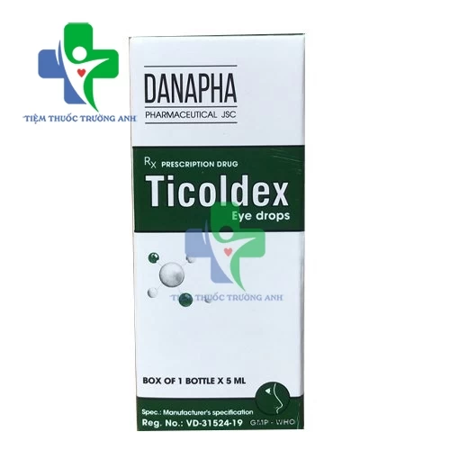 Thuốc nhỏ mắt Ticoldex 5ml (10 hộp)