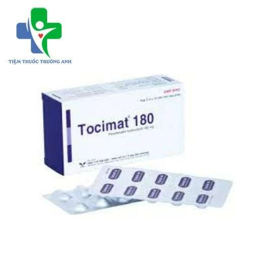 Tocimat 180mg Bidiphar - Giảm các triệu chứng liên quan nổi mề đay