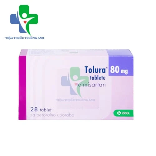 Tolura 80mg Krka - Thuốc điều trị tăng huyết áp vô căn