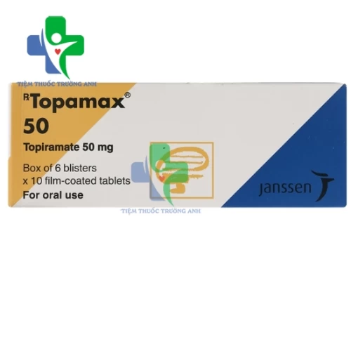 Topamax 50mg Cilag - Thuốc điều trị động kinh cục bộ
