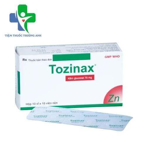 Tozinax 70mg Bidiphar - Bổ sung kẽm cho cơ thể