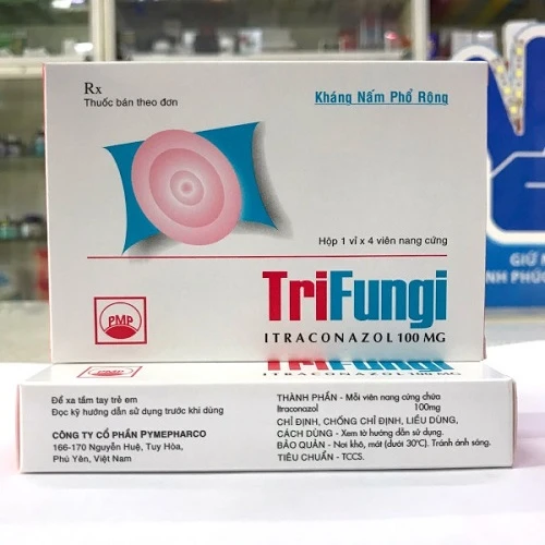 Trifungi 100mg - Thuốc điều trị nhiễm nấm hiệu quả của Pymepharco