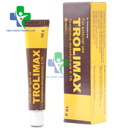 Trolimax 0.1% 10g - Thuốc điều trị viêm da dị ứng của Merap