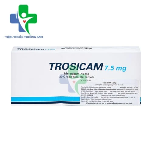 Trosicam 7.5mg Alpex - Thuốc điều trị viêm khớp dạng thấp