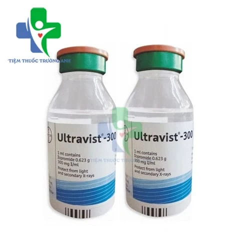 Ultravist 300 (100ml) Bayer - Thuốc làm tăng tương phản trong chụp cắt lớp điện toán