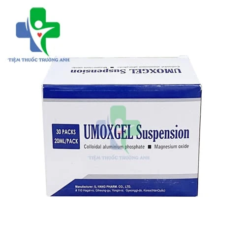 Umoxgel Suspension - Thuốc điều trị trường hợp dạ dày tiết acid dịch vị quá nhiều