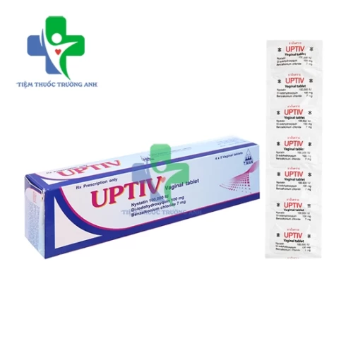 UPTIV - Viên đặt phụ khoa trị viêm nấm âm đạo