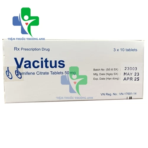 Vacitus 50mg - Thuốc điều trị vô sinh của Bangladesh