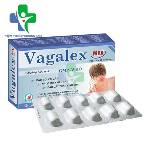 Vagalex MAX Vinaphar - Hỗ trợ tăng cường lưu thông khí huyết