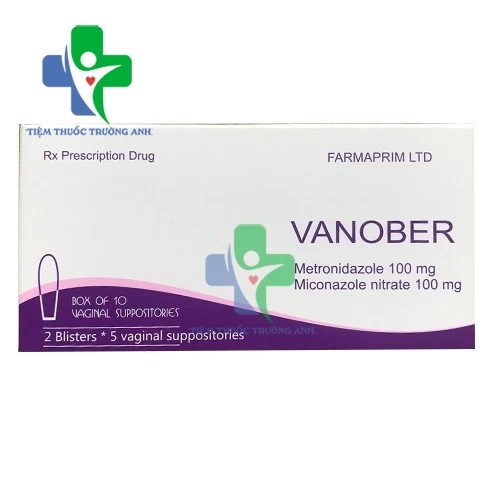 Vanober - Viên đặt âm đạo chống viêm nhiễm hiệu quả