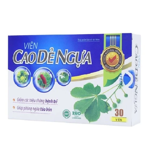 Viên Cao Dẻ Ngựa 30 Viên