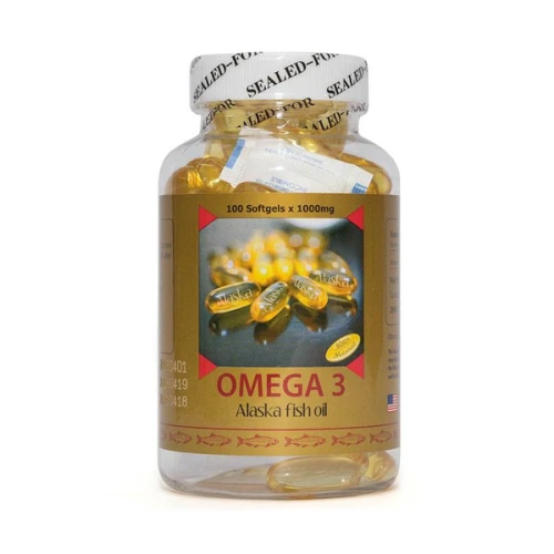 Viên Dầu Cá Omega 3 Alaska Fish Oil 1000Mg 100 Viên