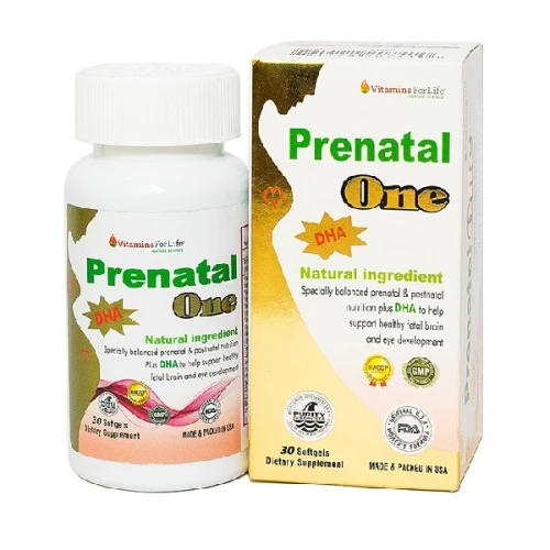 Viên Uống Bổ Sung Dinh Dưỡng Cho Phụ Nữ Có Thai Prenatal One Dha 30 Viên