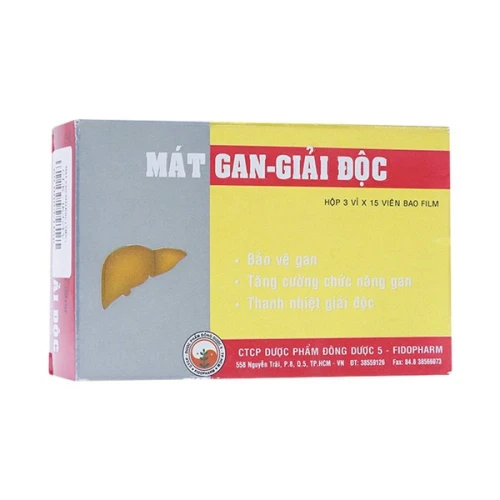 Viên Uống Mát Gan-Giải Độc Fidopharm 45 Viên