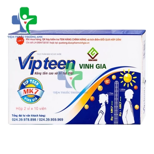 VipTeen - Thuốc hỗ trợ tăng chiều cao cho trẻ hiệu quả