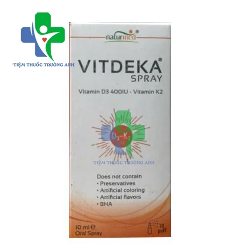 VITDEKA Spray - Bổ sung vitamin D và K2 hiệu quả của Thổ Nhỹ Kỳ