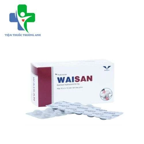 Waisan 50mg Bidiphar - Cải thiện triệu chứng tăng trương lực cơ