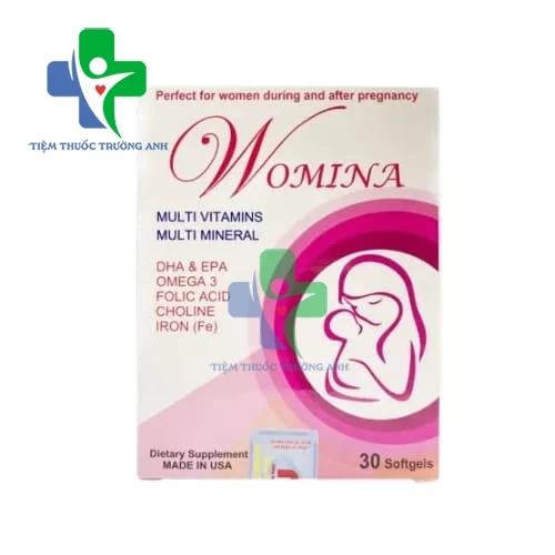 Womina - Giúp bổ sung Vitamin, tăng sức đề kháng cho phụ nữ mang thai hiệu quả