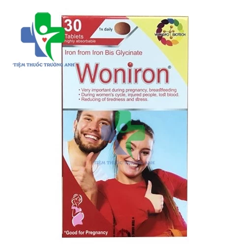 WONIRON - Thuốc bổ sung sắt hữu cơ hiệu quả