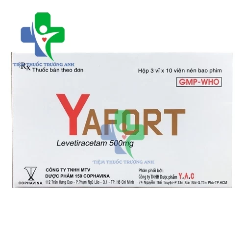 Yafort 500mg Armephaco - Điều trị bệnh động kinh hiệu quả