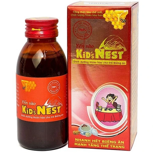 Yến sào KidNest 120ml - Siro giúp bồi bổ sức khỏe hiệu quả dành cho trẻ nhỏ