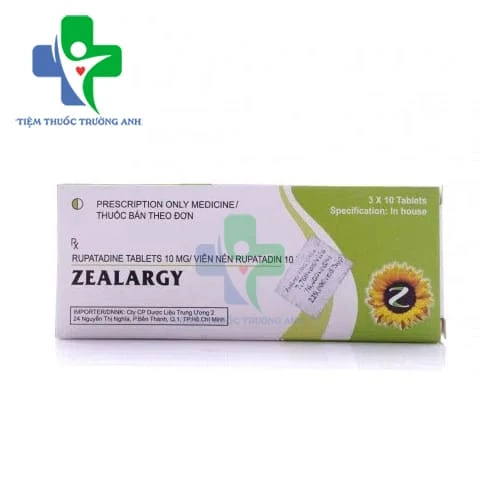 Zealargy Cadila - Thuốc điều trị viêm mũi dị ứng và mày đay