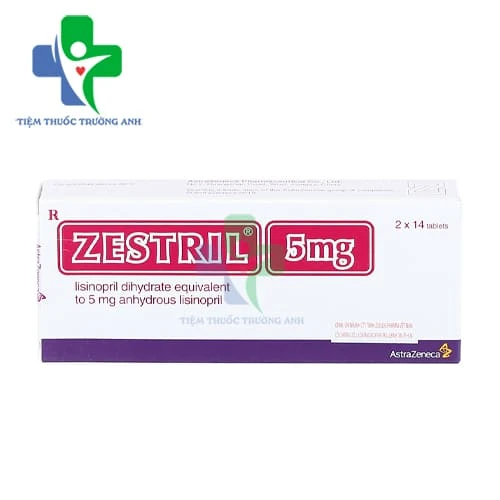 Zestril 5mg AstraZeneca - Thuốc điều trị tăng huyết áp