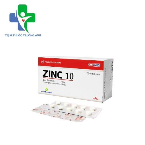 Zinc 10 Agimexpharm - Bổ sung kẽm cho cơ thể