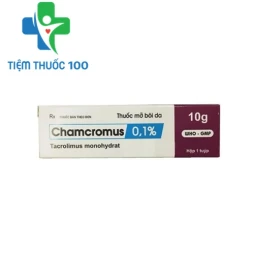 Chamcromus 0,1% 10g - Thuốc điều trị chàm thể tạng, eczema hiệu quả