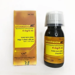 Bromhexin AT chai - Thuốc điều trị nhiễm khuẩn đường hô hấp hiệu quả