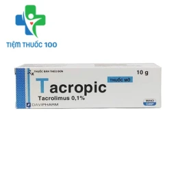 Tacropic 0.1% 10g - Thuốc điều trị chàm thể tạng của Davipharm