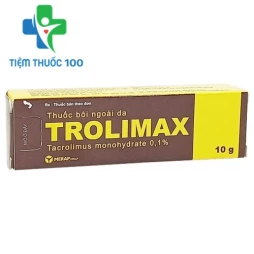 Trolimax 0.1% 10g - Thuốc điều trị viêm da dị ứng của Merap