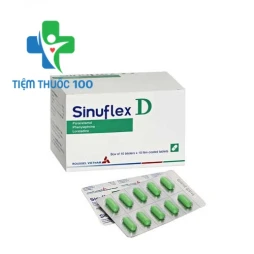 Sinuflex D - Thuốc điều trị nhức đầu, sổ mũi hiệu quả