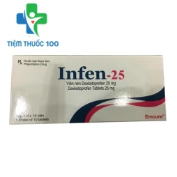 Infen 25mg - Thuốc giảm đau, chống viêm hiệu quả của Ấn Độ