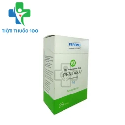 Pentasa 10mg/ml/100ml - Thuốc điều trị viêm loét trực tràng của Denmark