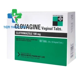 Clovagine - Clotrimazole - Viên đặt âm đạo điều trị viêm nhiễm hiệu quả
