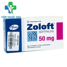 Zolof 50mg - Thuốc trị trầm cảm, rối loạn xung lực lưỡng cực của Úc