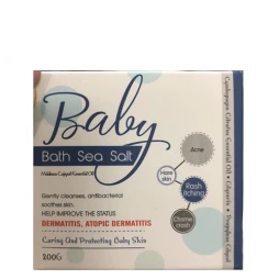 Baby Bath Sea Salt - Muối tắm cho bé cải thiện viêm da, rôm sảy