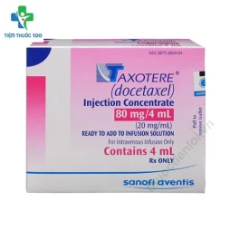 Taxotere 80mg/4ml Sanofi - Thuốc điều trị bệnh ung thư hiệu quả  