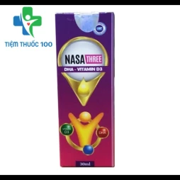 Nasa Three - Bổ sung DHA, điều trị còi xương ở trẻ em hiệu quả