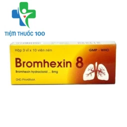 Bromhexin Tab.8mg Bul - Thuốc điều trị viêm phổi hiệu quả