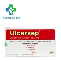 Ulcersep - Hỗ trợ làm giảm các triệu chứng khó chịu dạ dày hiệu quả
