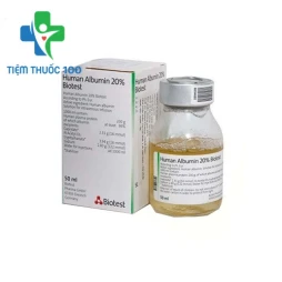 Albiomin 20% 100ml - Thuốc điều trị sốc giảm thể tích của Đức