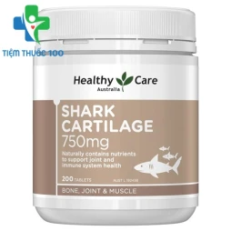 Shark Cartilage 750mg Healthy Care - Bồi bổ xương khớp của Úc