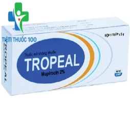 Tropeal 2% 5g Davipharm - Thuốc mỡ điều trị nhiễm khuẩn da