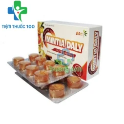 Mintia Daly - Viên ngậm giảm ho, long đờm, giảm đau họng của Santex